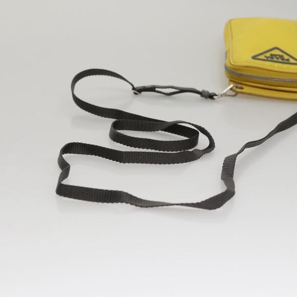 PRADA Shoulder Bag Nylon Yellow - Picture 7 of 16